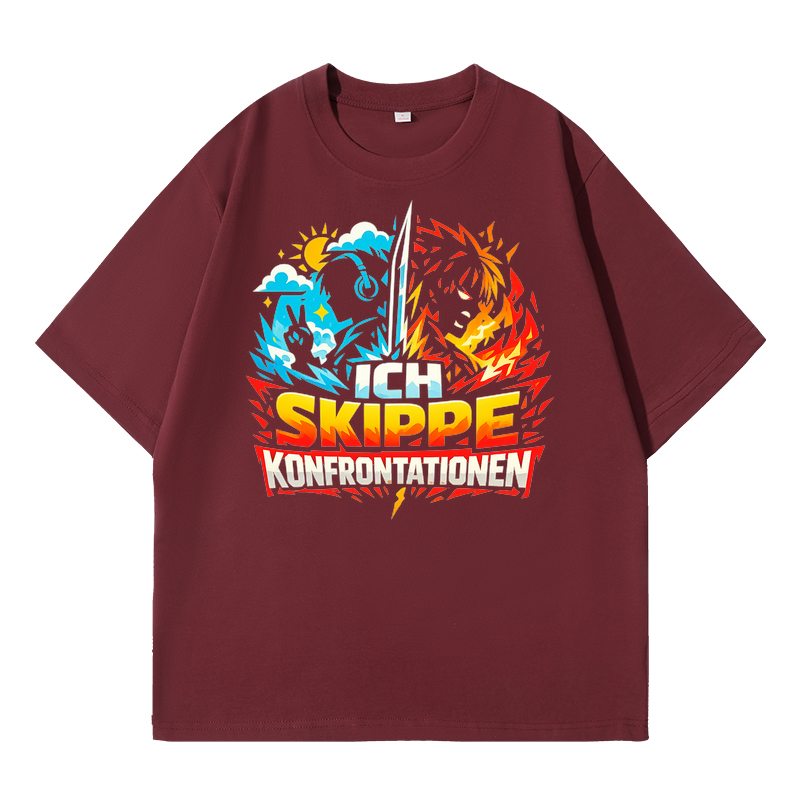T-Shirt Konfrontations-Skipper Anime Style
