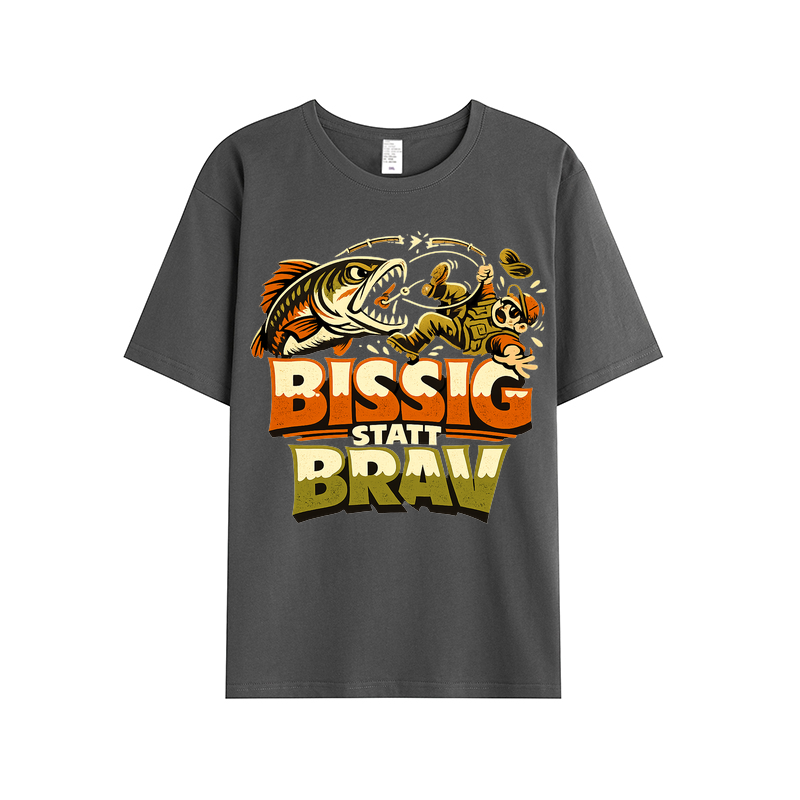 T-Shirt Bissig statt brav Anglerstyle