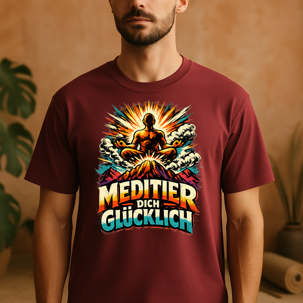 T-Shirt Glücksmeditation Yoga Spirit