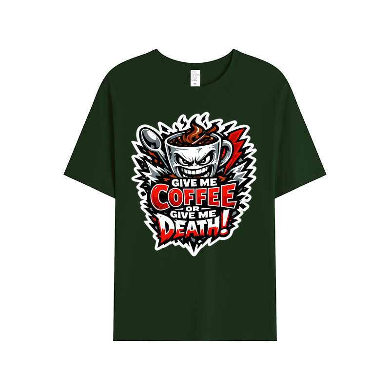 T-Shirt Espresso Riot Emblem: Rebellion für Kaffeekenner