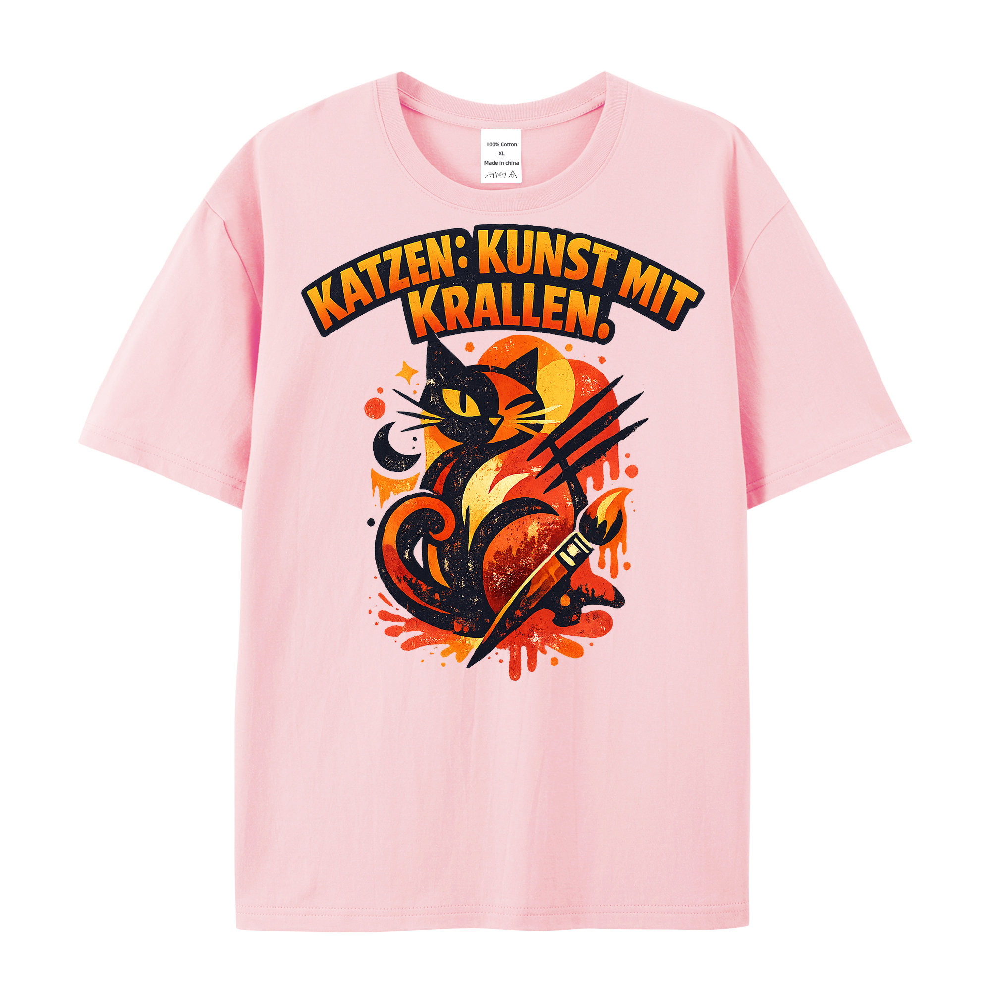 T-Shirt Krallenkunst für Katzenliebhaber