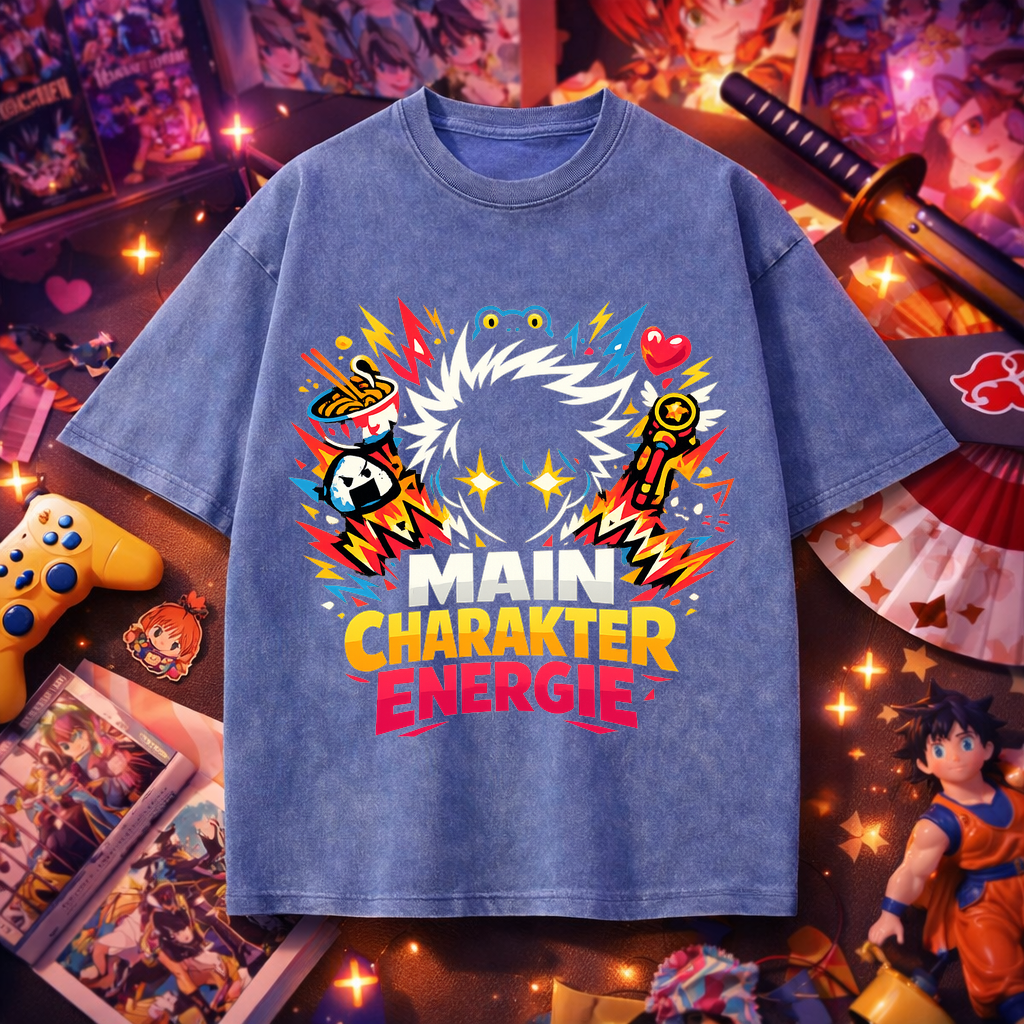 T-Shirt Main Character Energy Anime Vibes