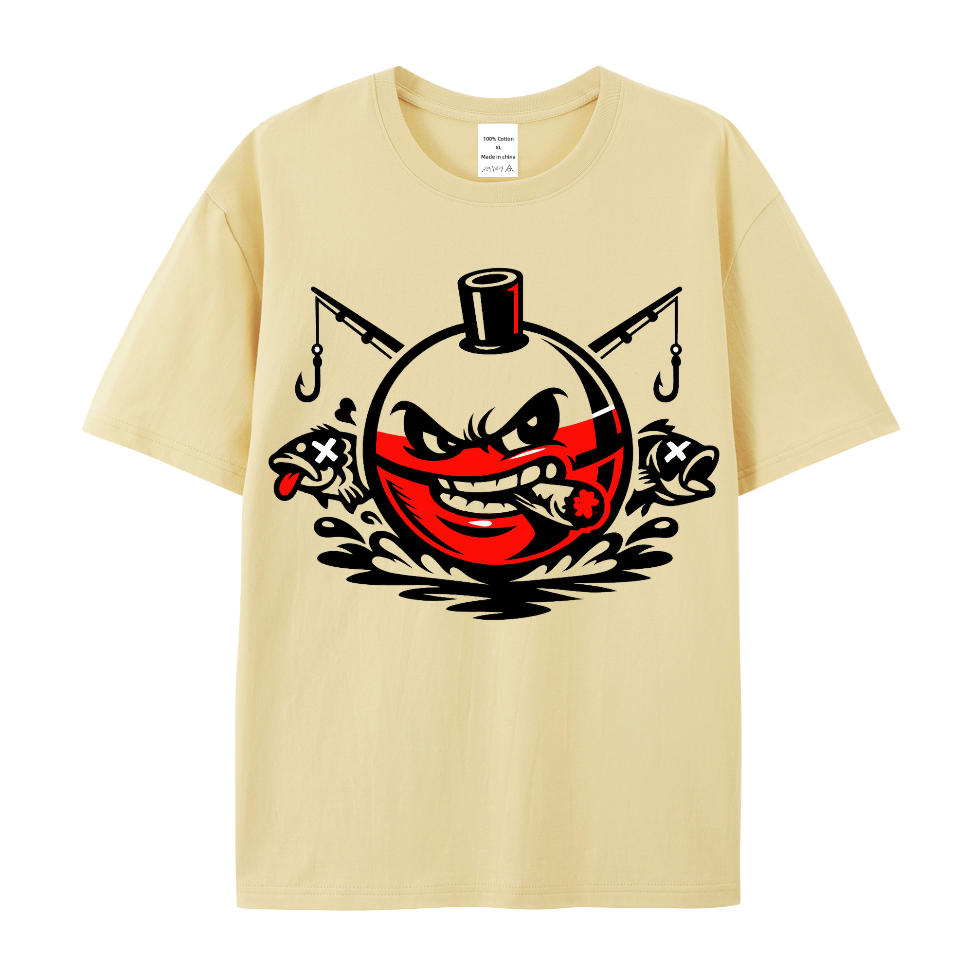 T-Shirt Angelglück am Wasser