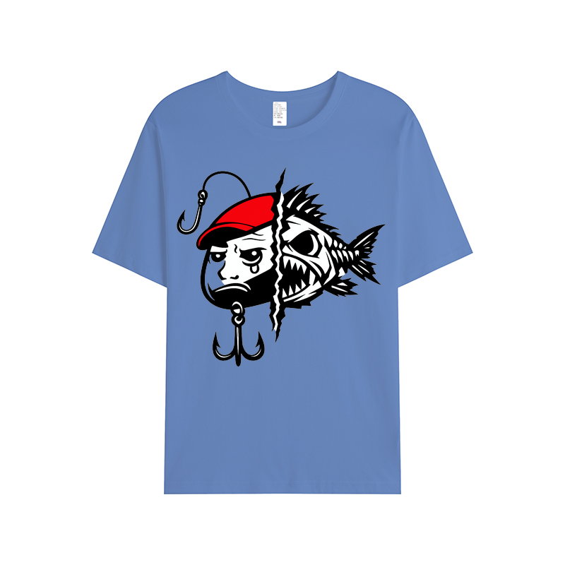 T-Shirt Angelglück am Wasser