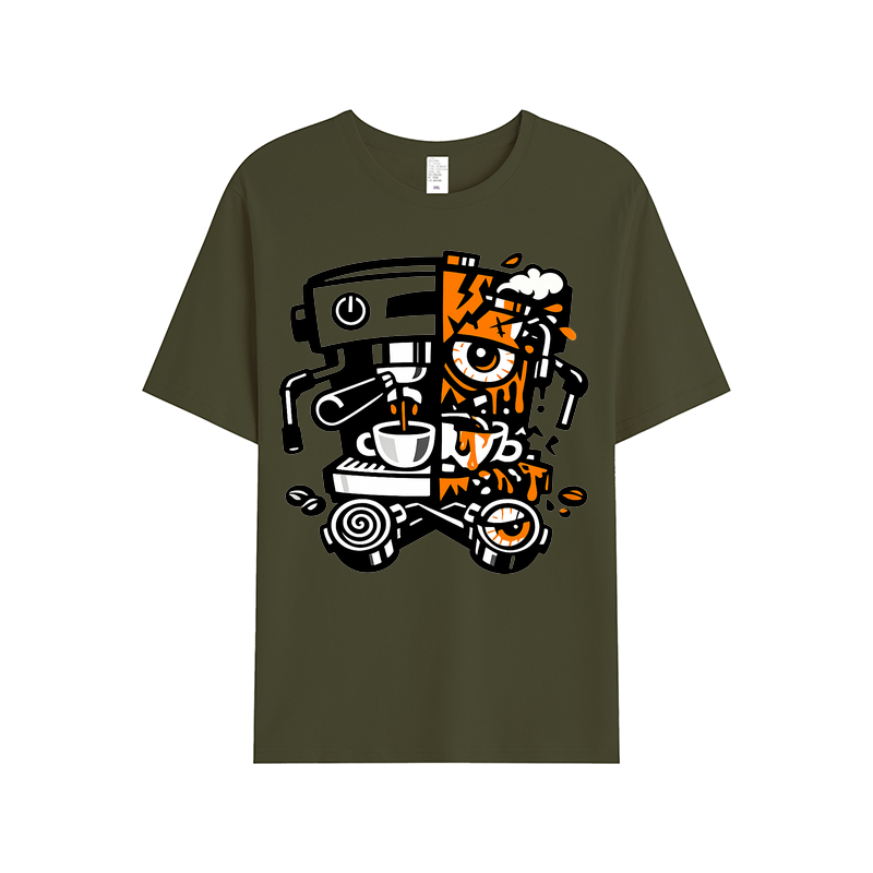 T-shirt Espresso Overthinker – Kaffee mit Gedanken