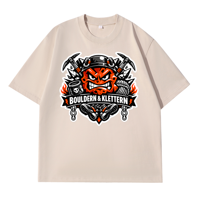 T-shirt Sarcastic Hold Riot: Chaos an der Wand
