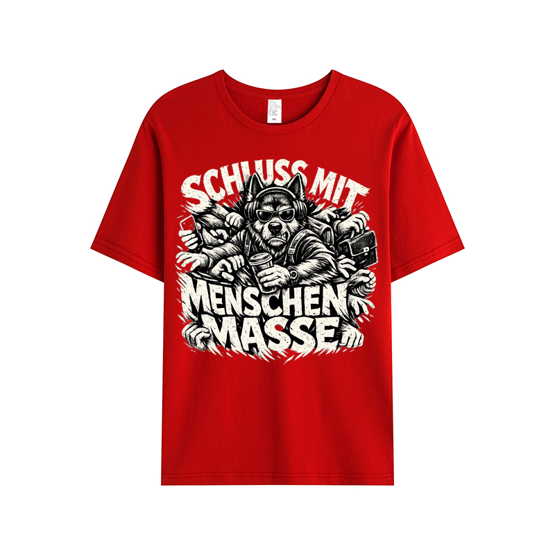 T-Shirt Schluss Mit Menschenmasse Hundeliebe