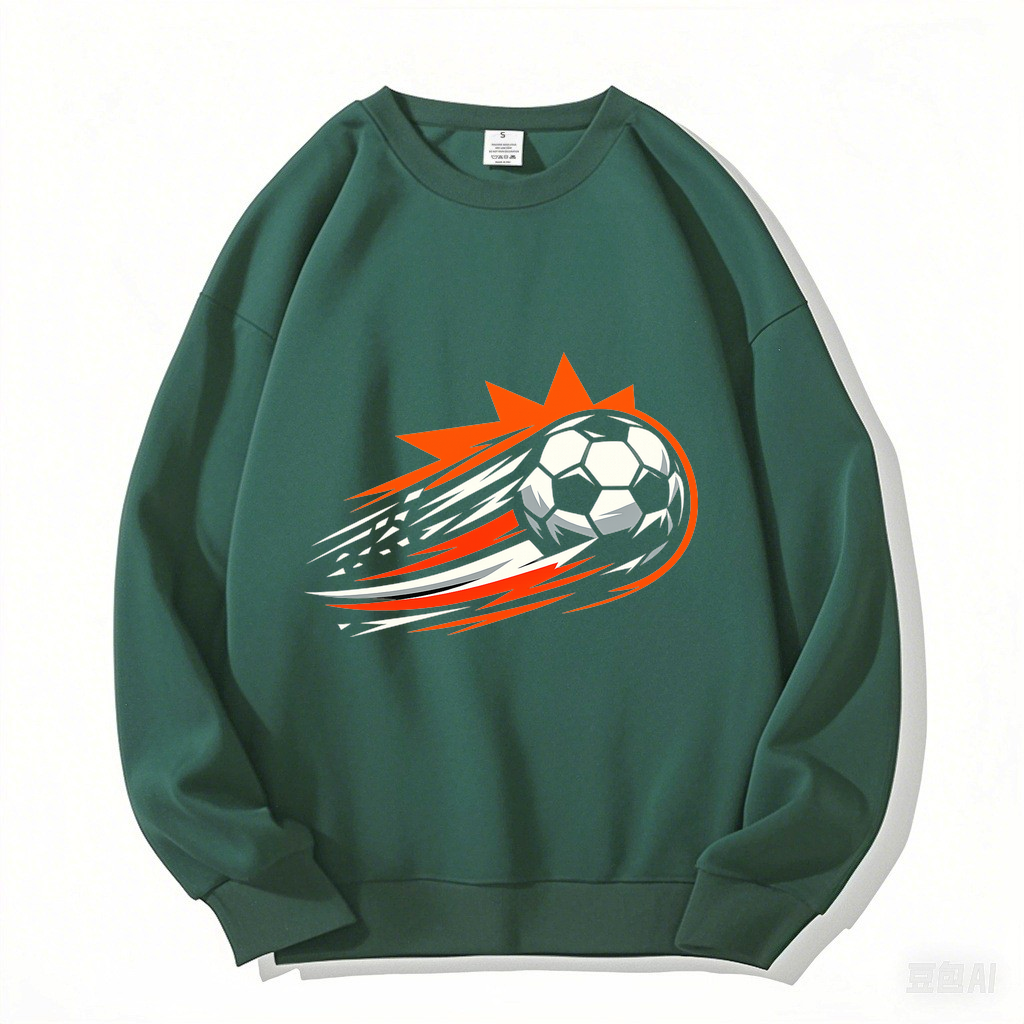 Sweatshirt Körnige Jubelspur im Retro-Glanz