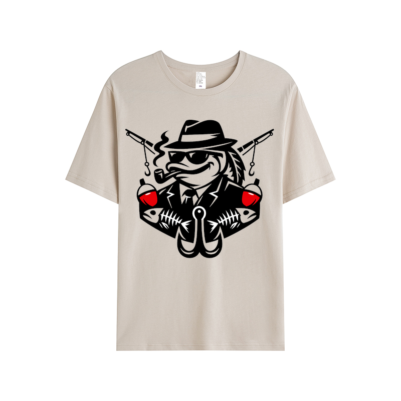 T-Shirt Angelglück am Wasser