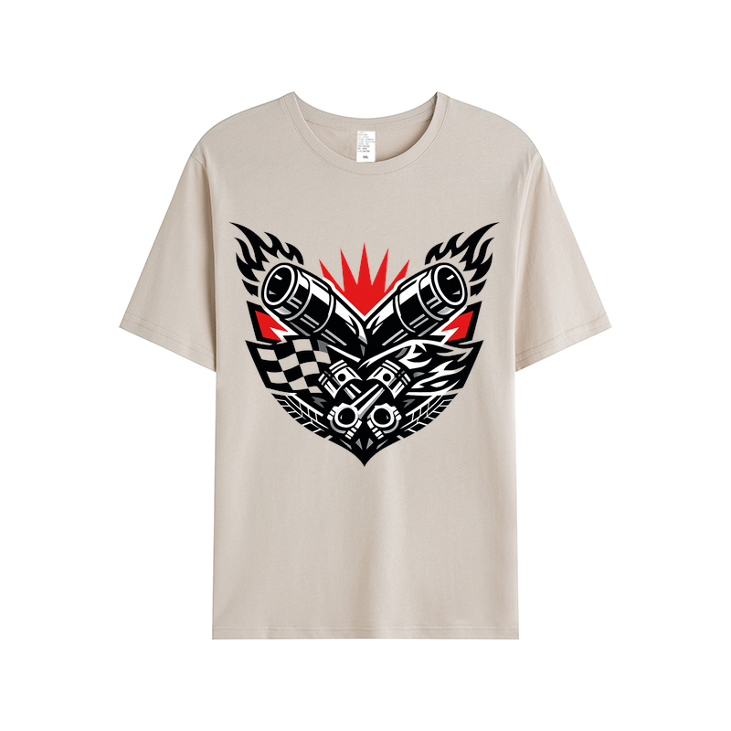 T-shirt Auspuff-Eid des Helden Emblem