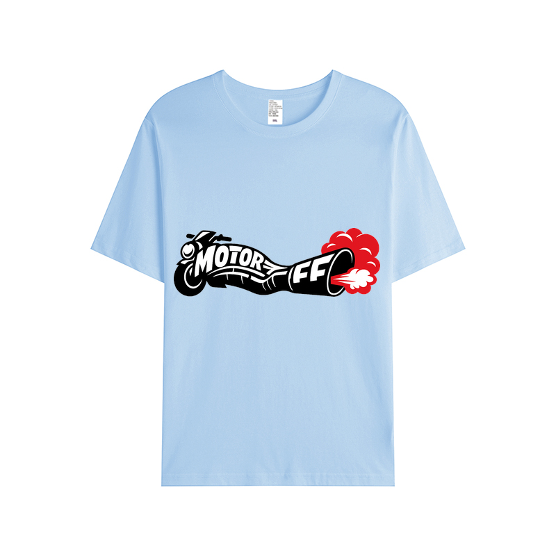 T-shirt Chromglutwirbel Motorrad Design