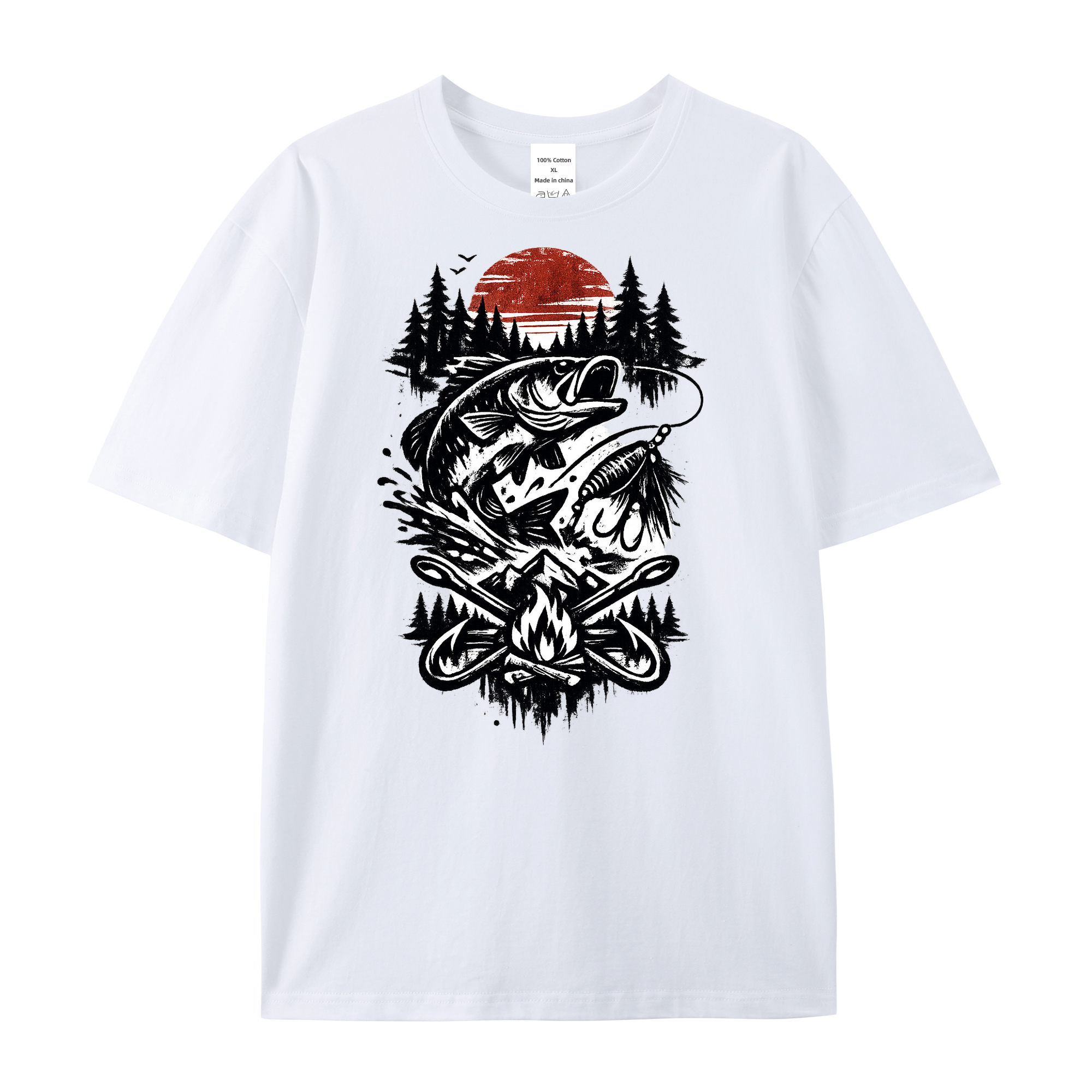 T-Shirt Anglerherz Abenteuer