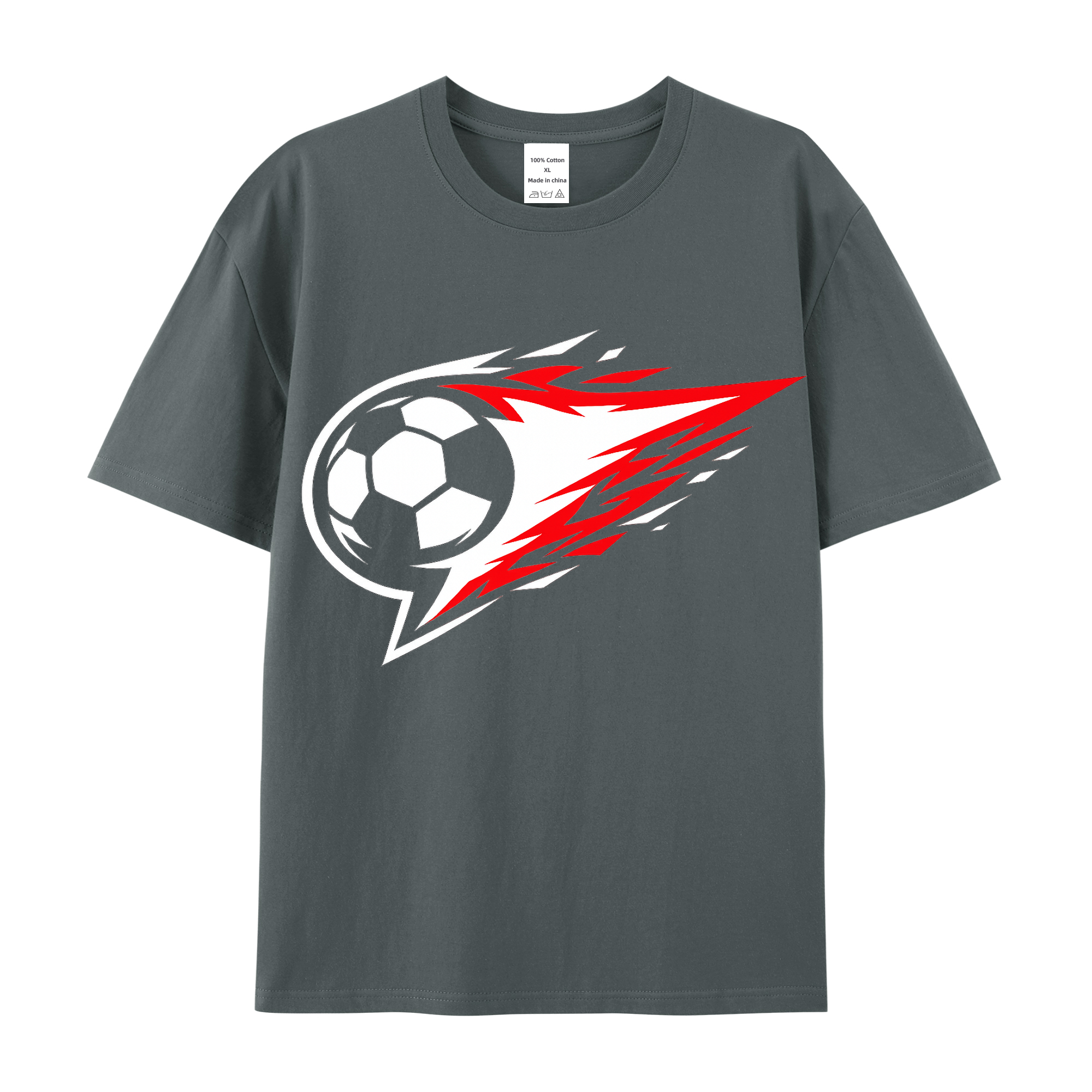 T-shirt Unaufhaltsames Flammenwappen Heldensymbol