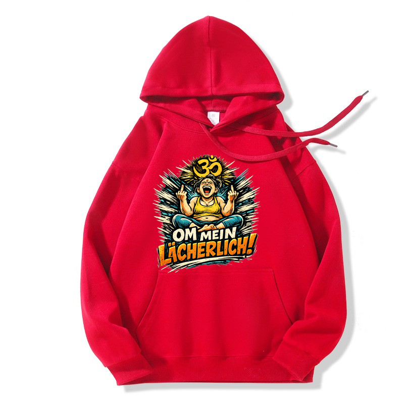 Hoodie Om My Laughter - Yoga Spaß & Entspannung Style