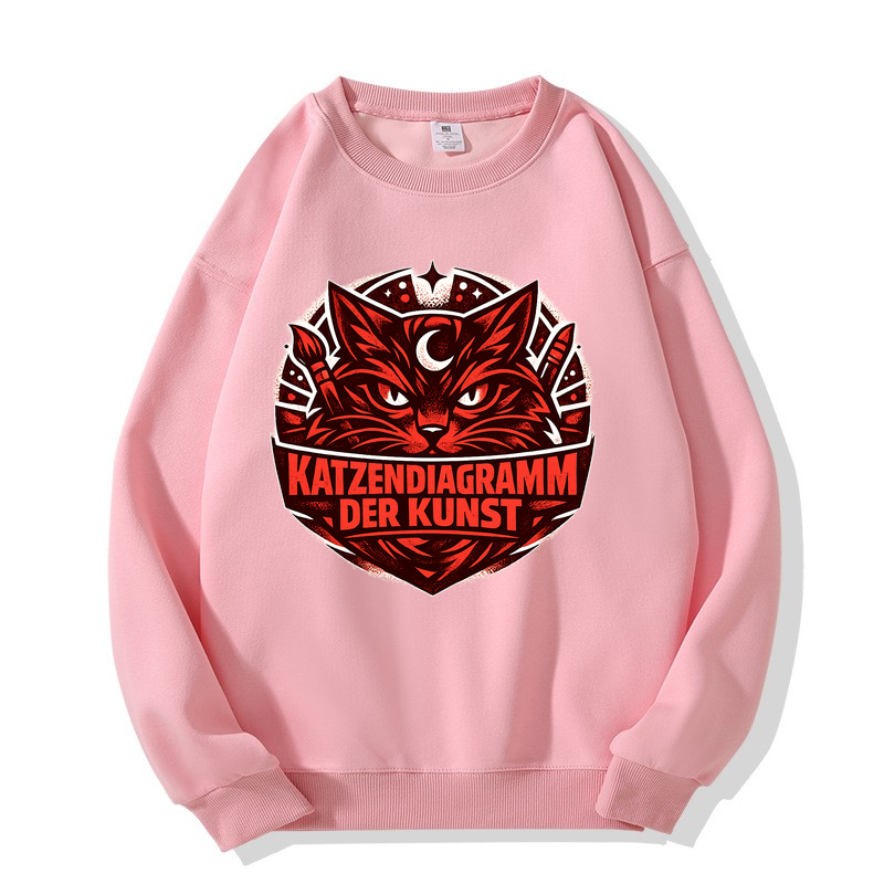 Sweatshirt Kunstvolle Schnurrhaare