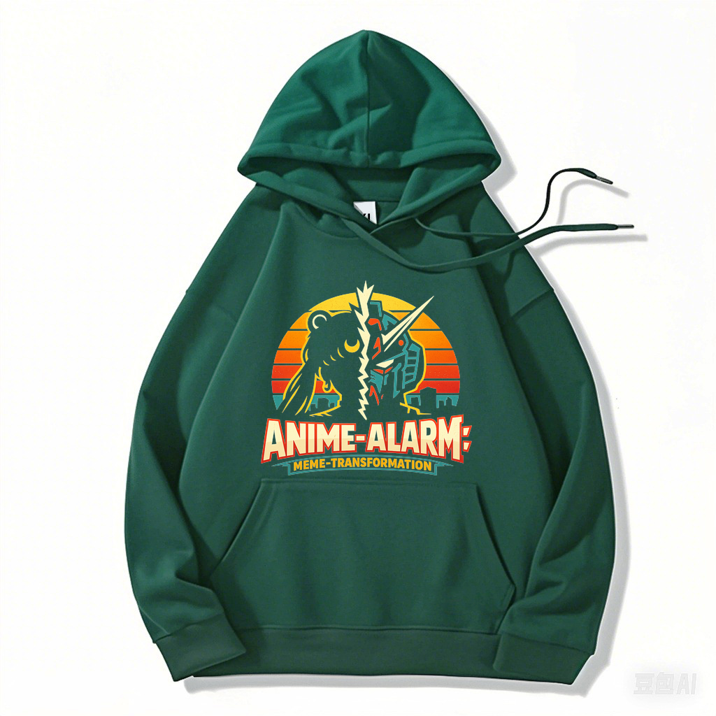Hoodie Anime-Alarm: Meme-Transformation