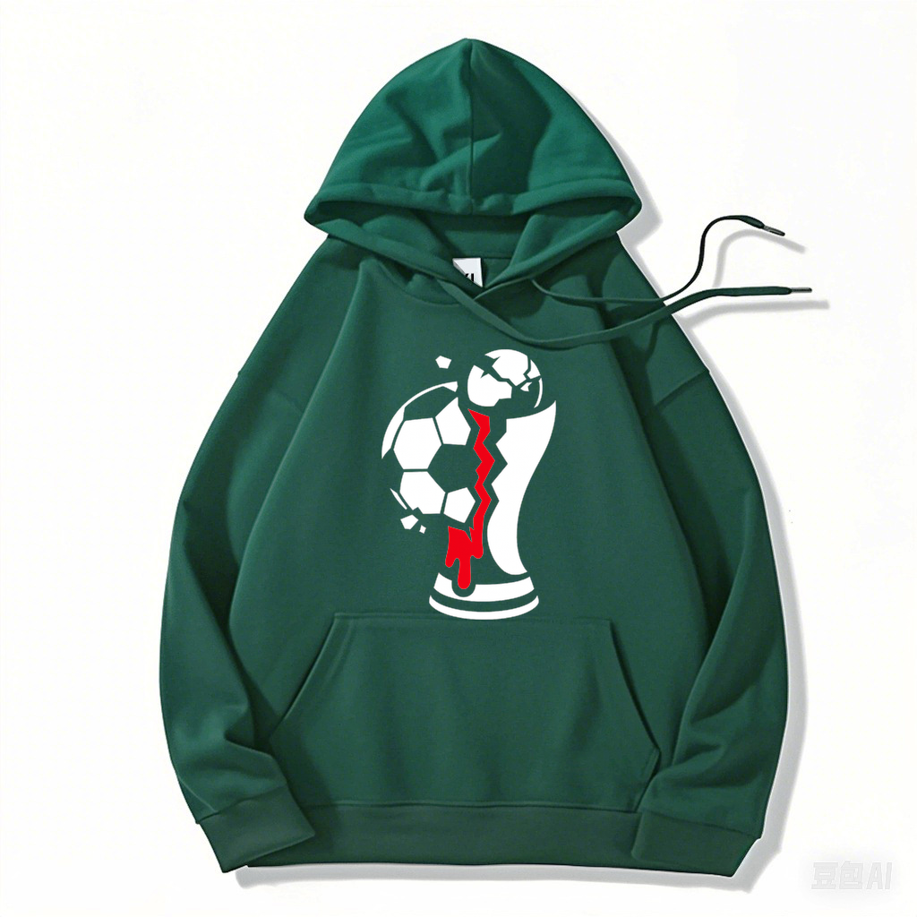 Hoodie Große Klappe, hohler Pulk