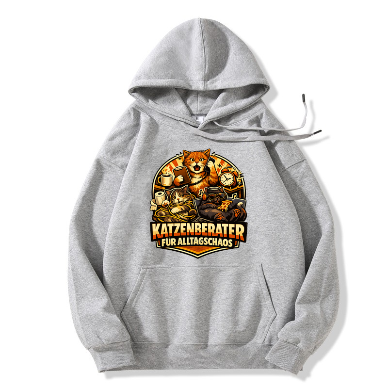 Hoodie Chaos-Katze: Dein Alltagsberater
