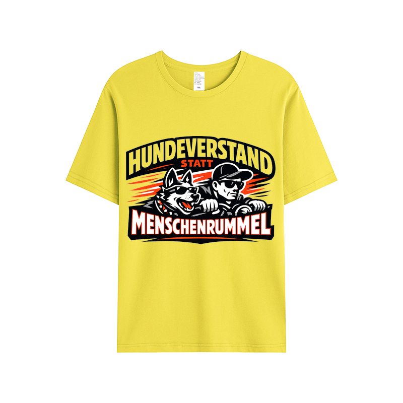 T-Shirt Hundeverstand statt Menschenrummel