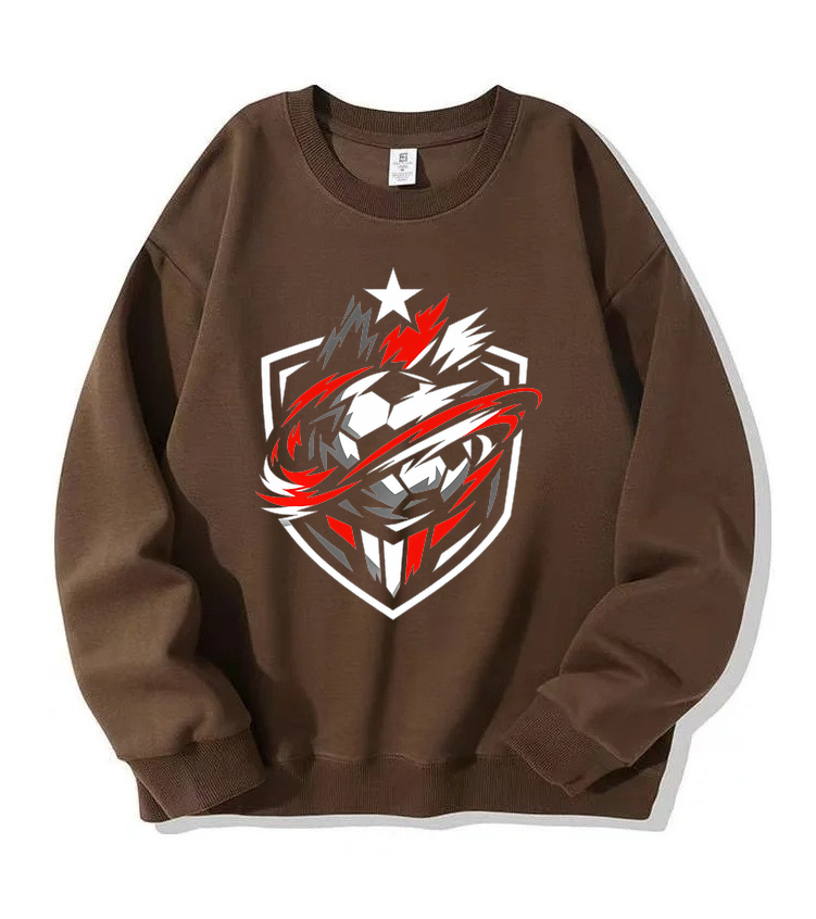 Sweatshirt Stolzes Turnierabzeichen Träger mit Haltung