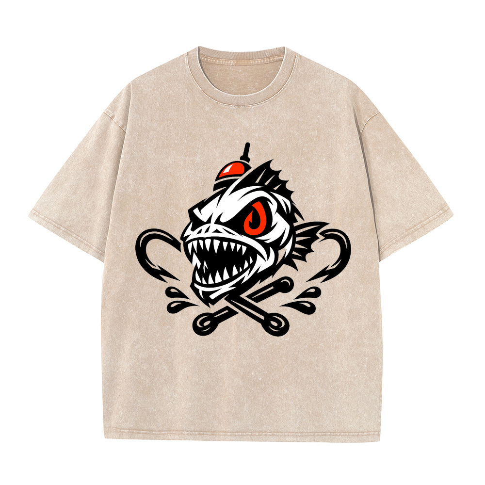 T-Shirt Angelglück am Wasser