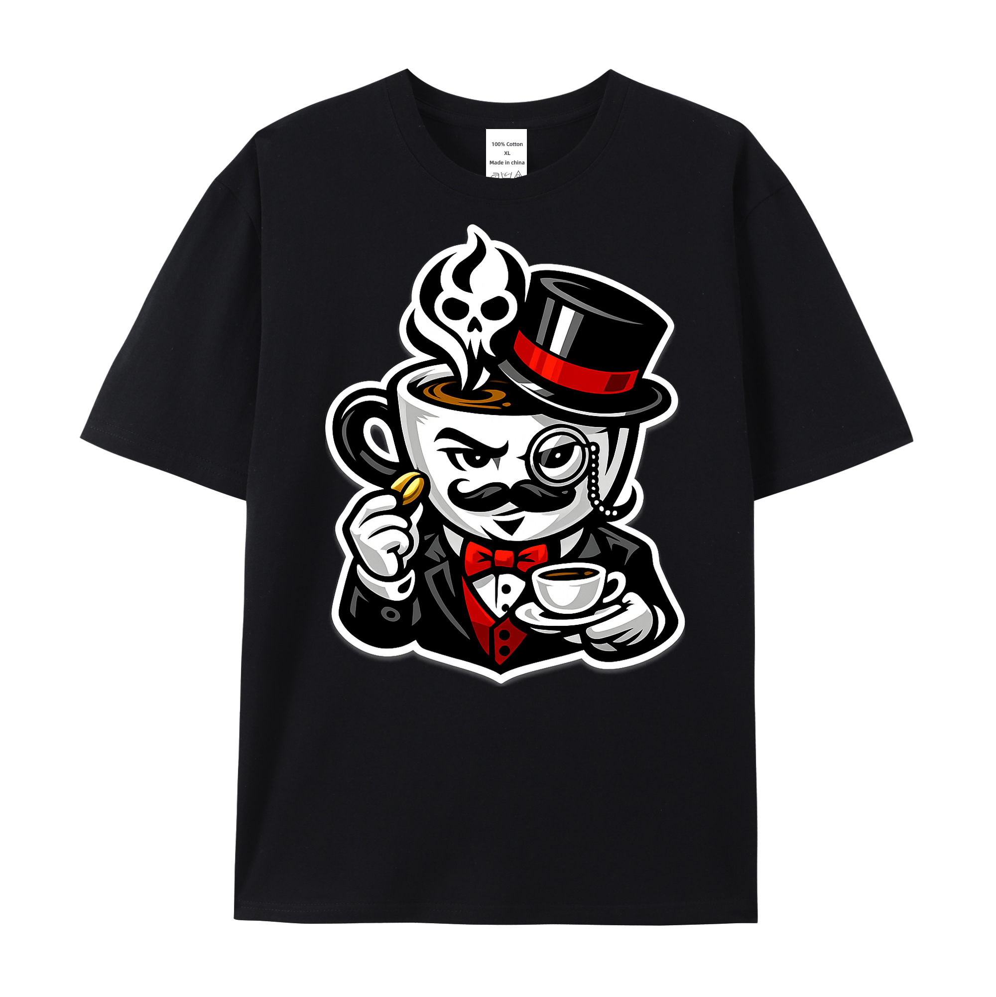T-shirt Velvet Roast Crest: Kaffeegenuss pur
