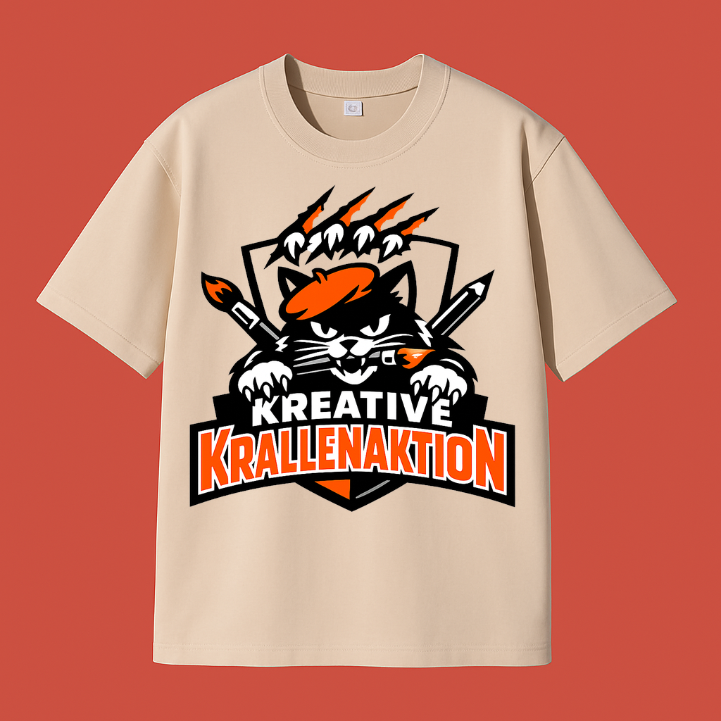 t-shirt Kreative Krallenaktion Katze Edition