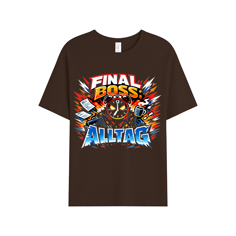 T-Shirt Final Boss Alltag – Anime Motiv für echte Helden