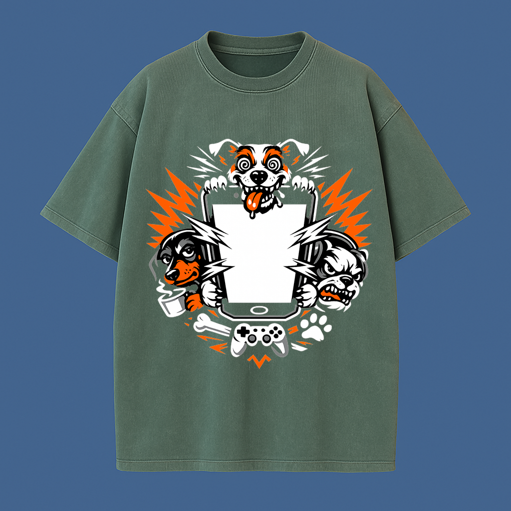 T-Shirt Pfotenliebe Hundeglück