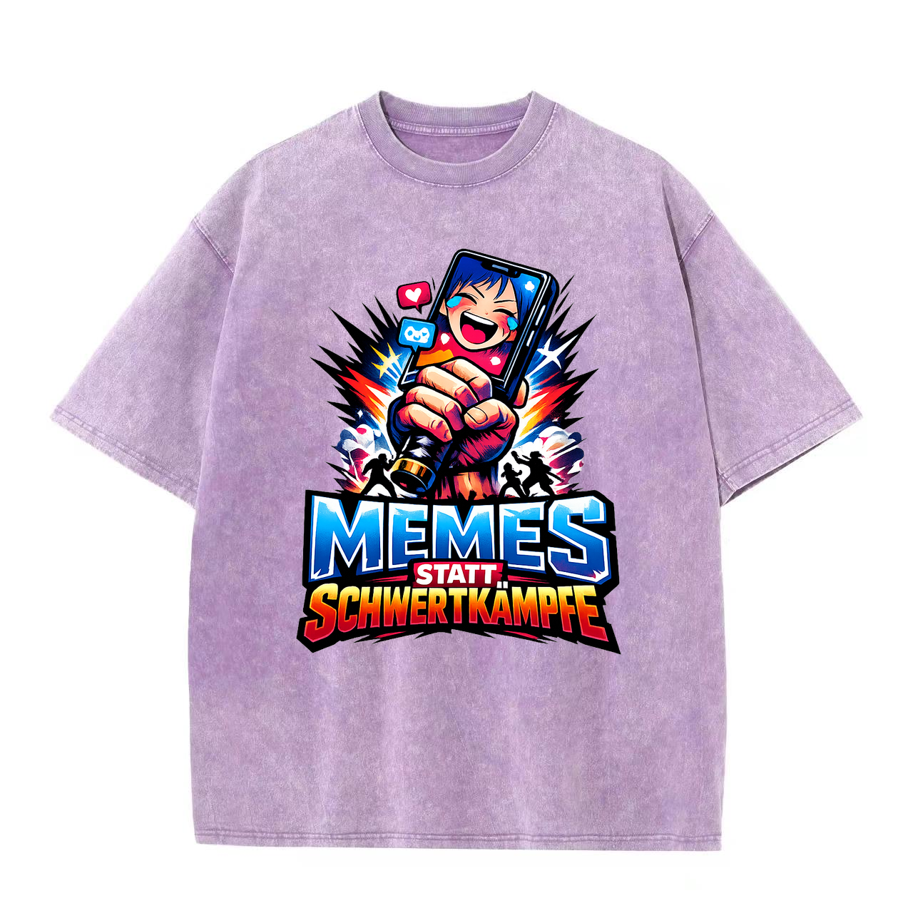 T-Shirt MemeKampf statt Schwertzauber