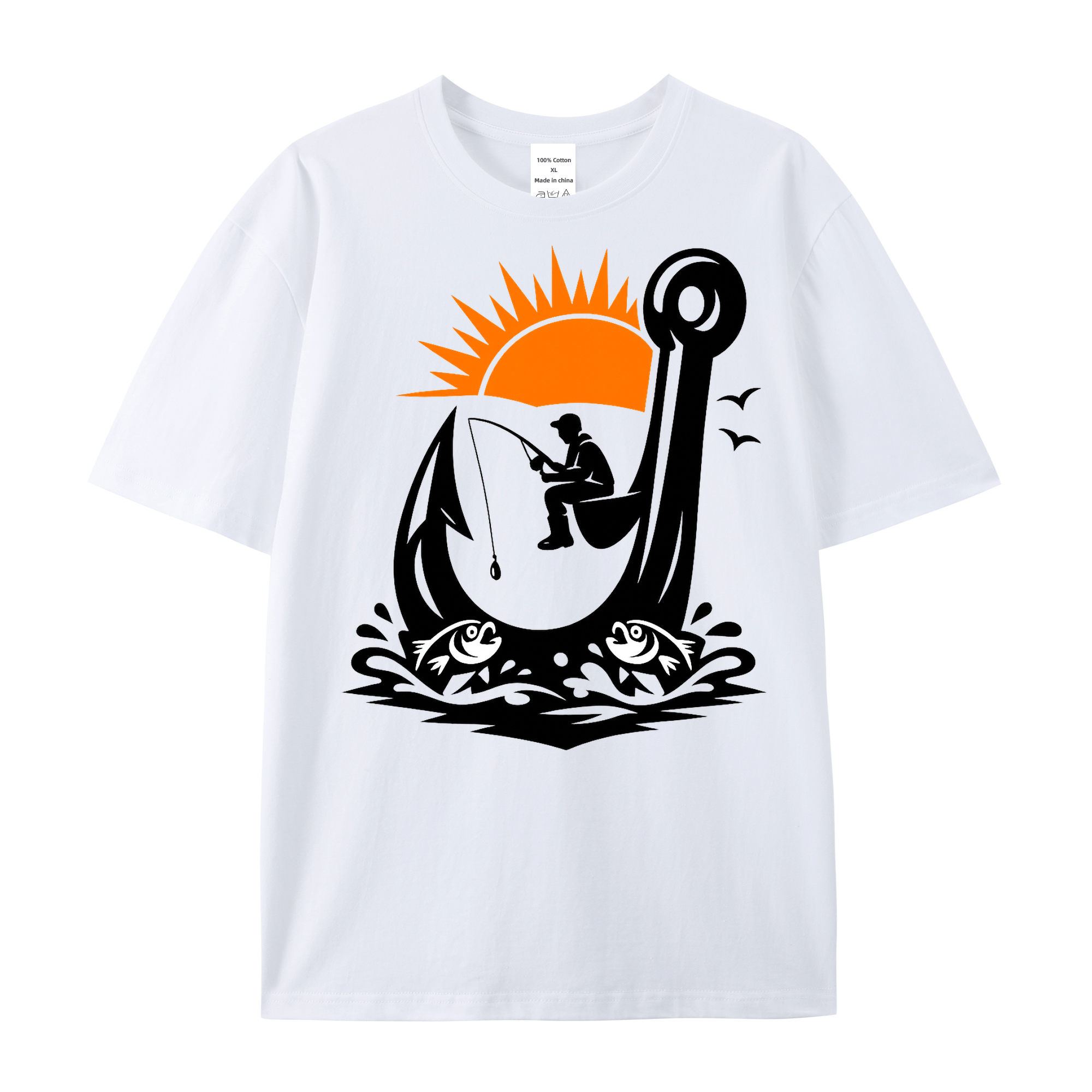t-shirt Fischfang Flow