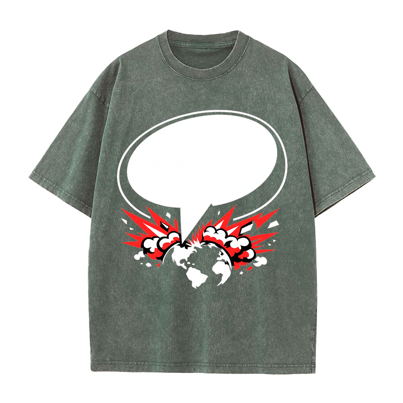 T-shirt Rebellenball im Raster Vektor-Statement