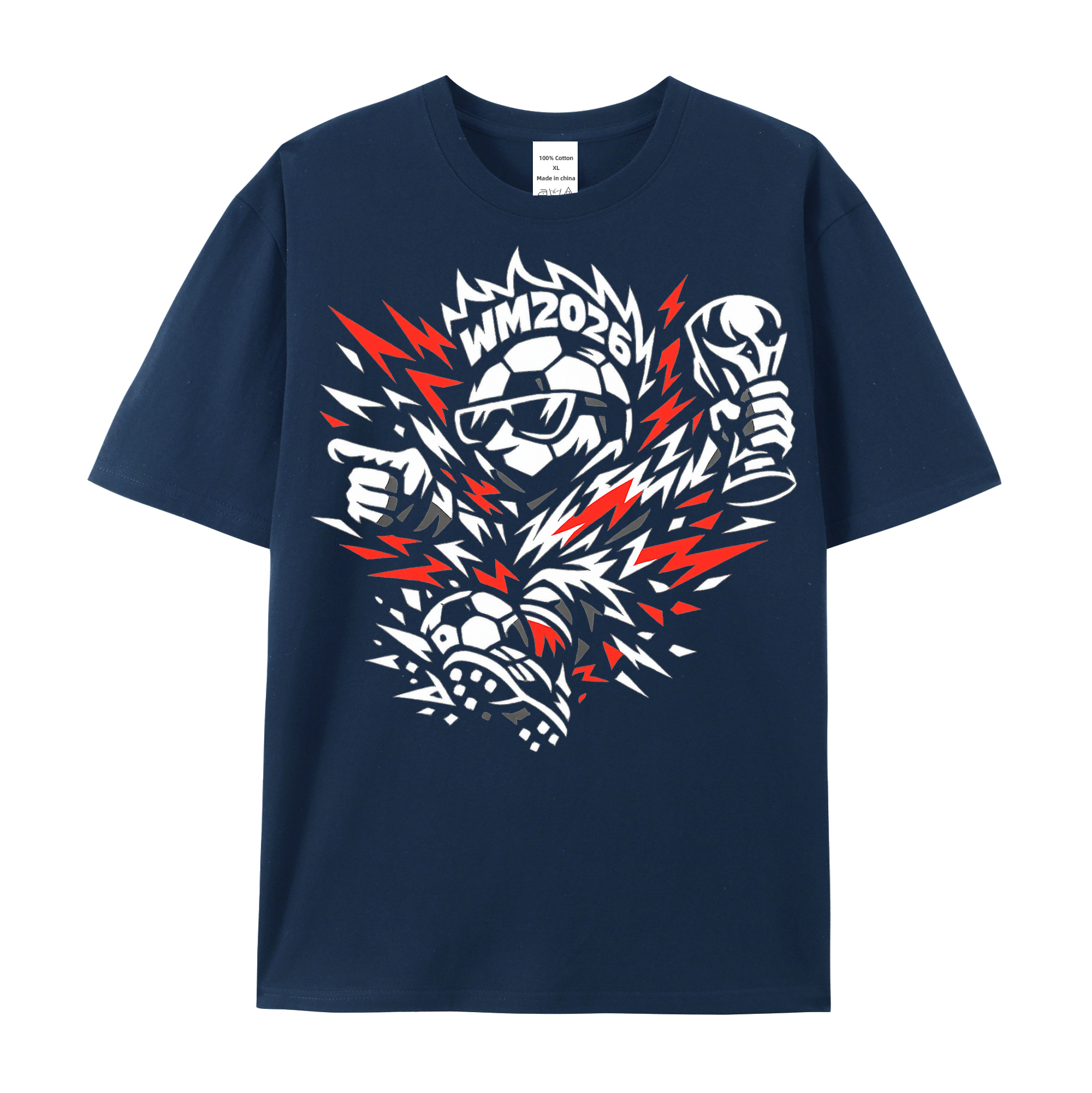 T-shirt Wirbelkrone im wilden Lichtwirbel