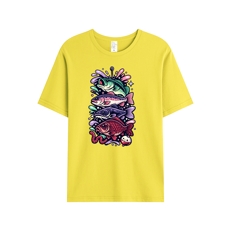 T-Shirt Anglerherz im Wellenrausch