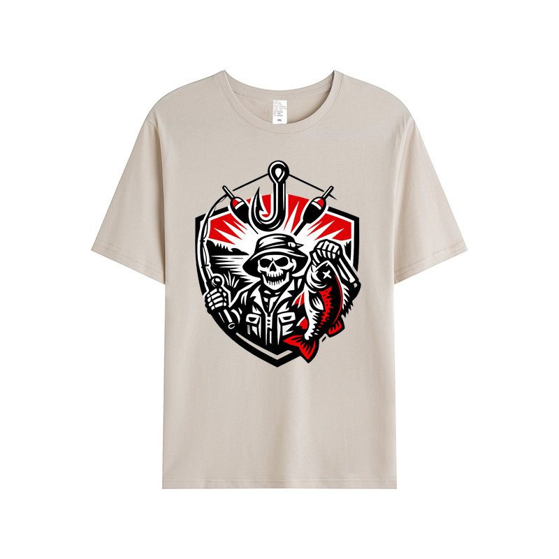 T-Shirt Angelglück am Wasser