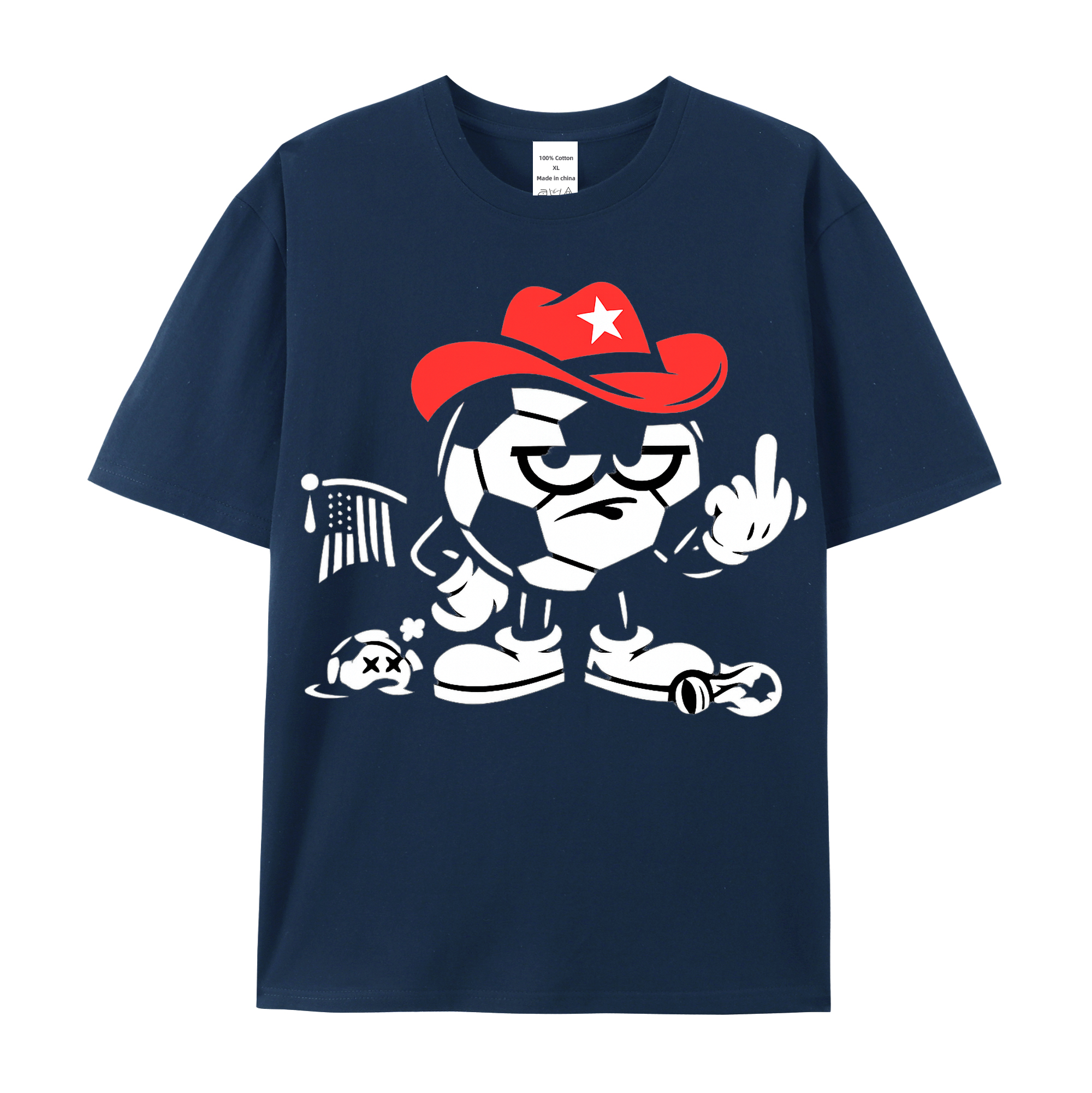T-shirt Weltmeister-Warnsignal für Heldenhaut