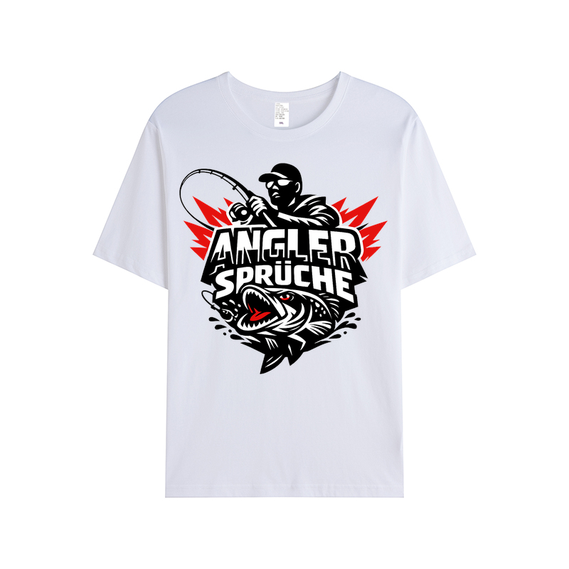 T-Shirt Angelglück am Wasser