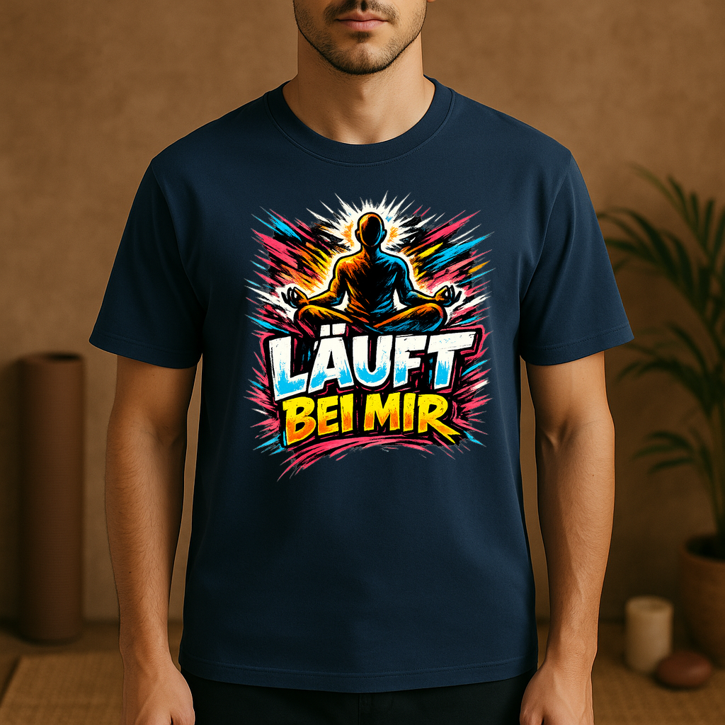 T-Shirt Läuft bei mir Yoga Flow