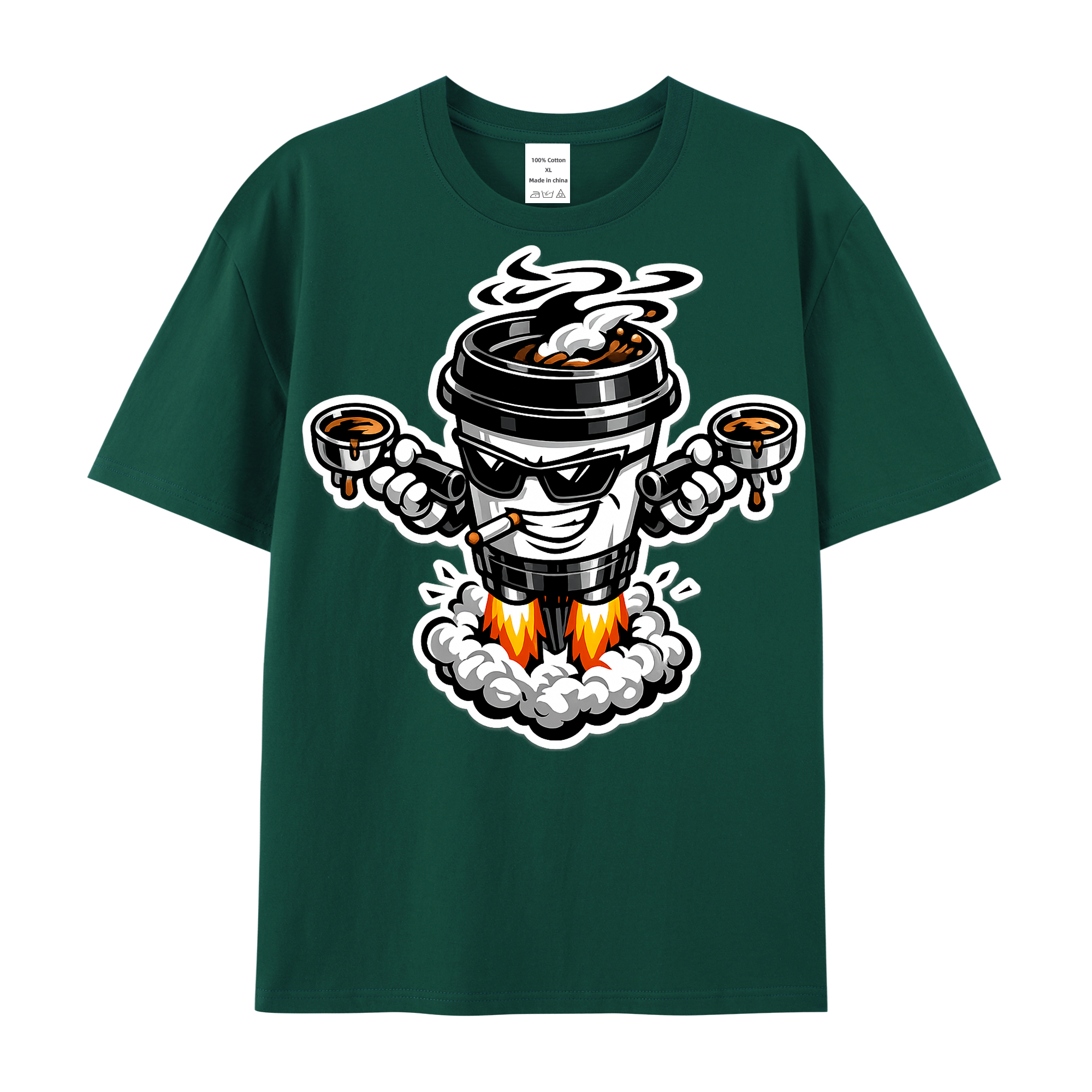 T-shirt Velvet Steam Clash Kaffeegenuss