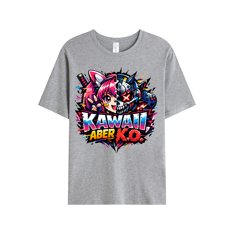 T-Shirt Kawaii K.o. Anime Vibes