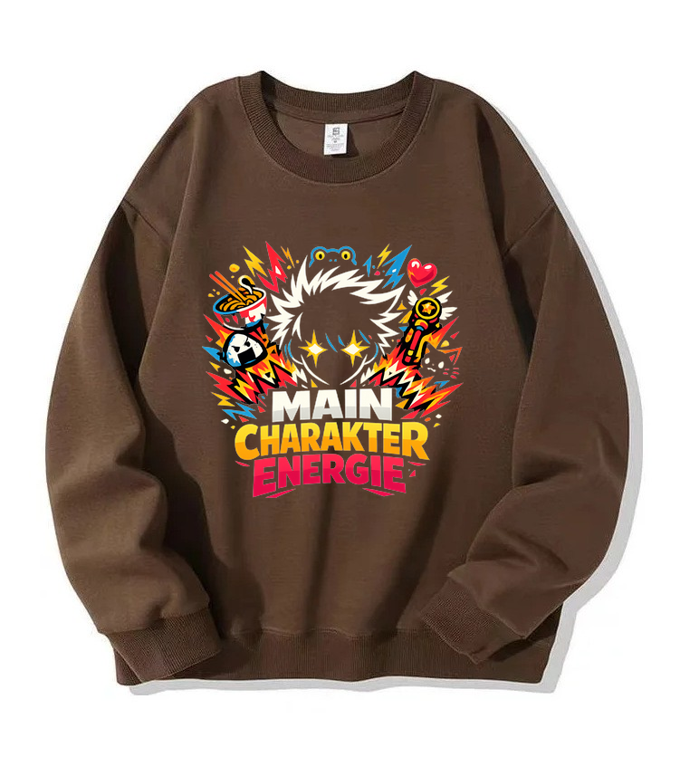 Sweatshirt Main Character Energie Anime Vibes