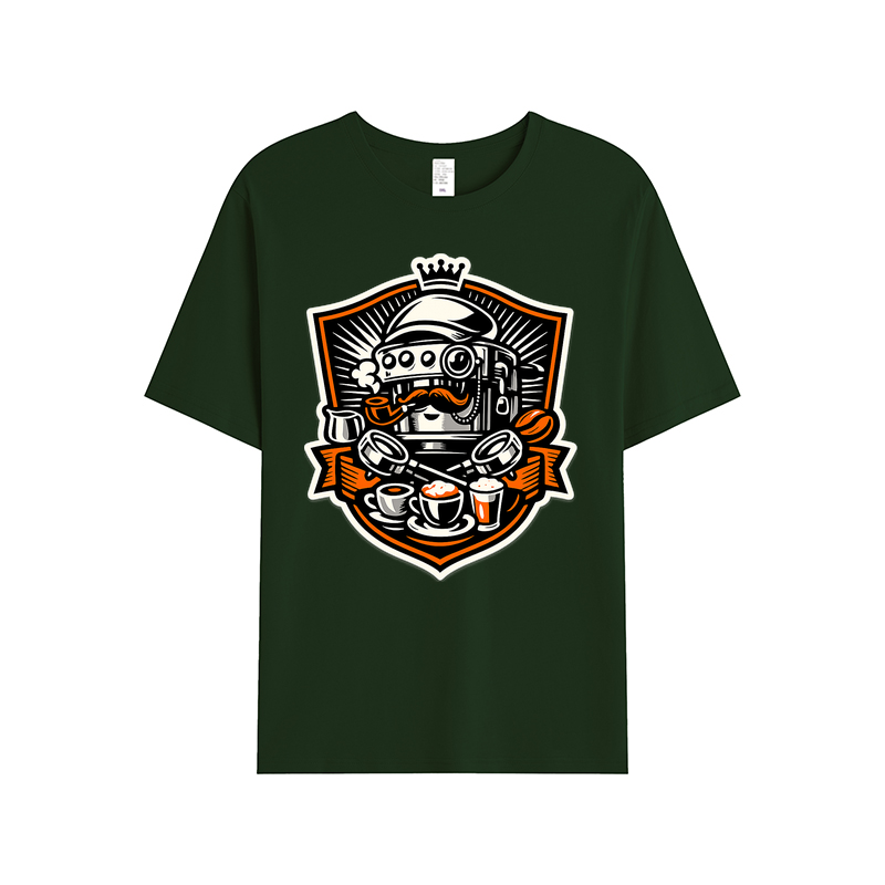 T-shirt Espresso Heraldry Wappen der Kaffeeliebe