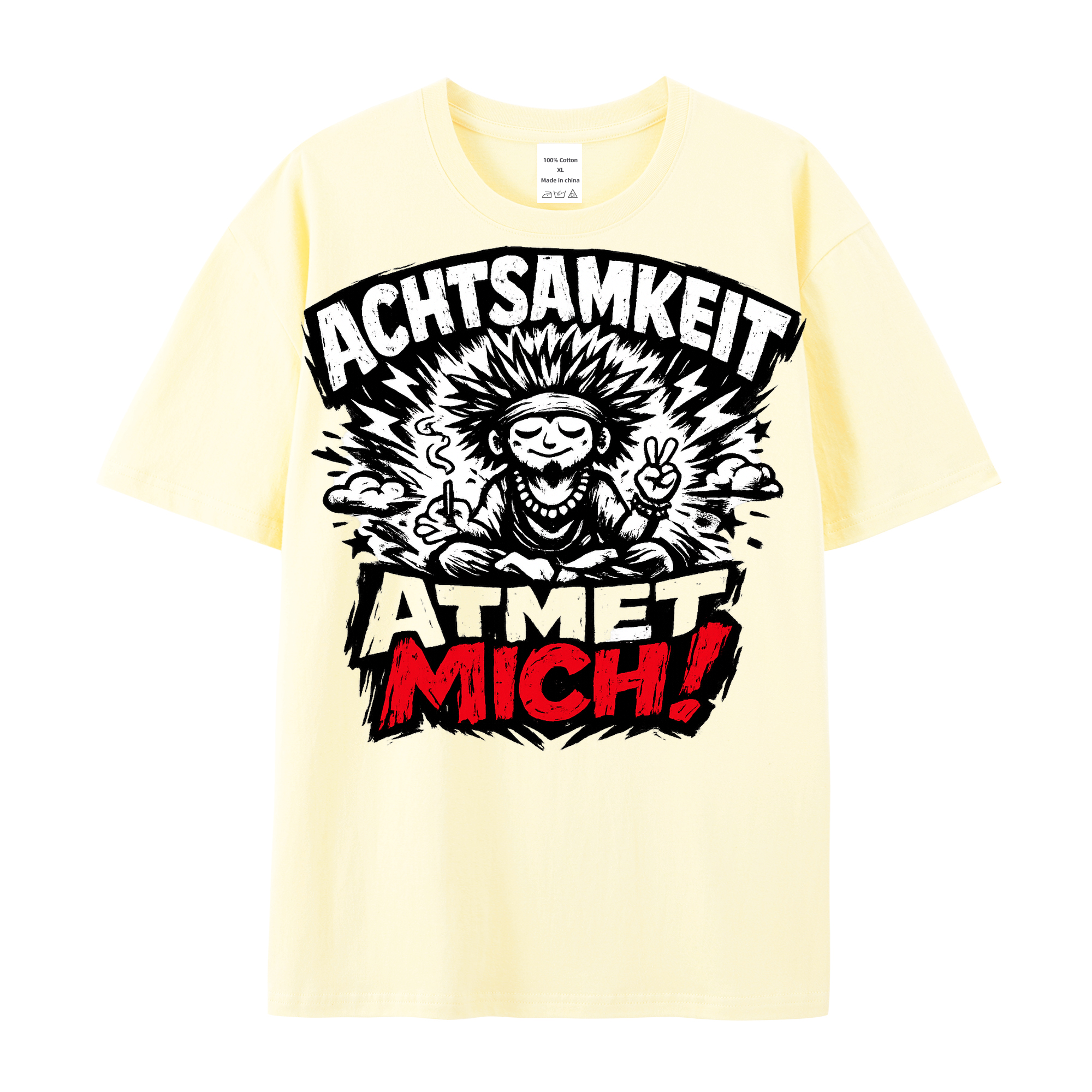 T-Shirt Achtsamkeitsatem Yoga Yogi Spirit