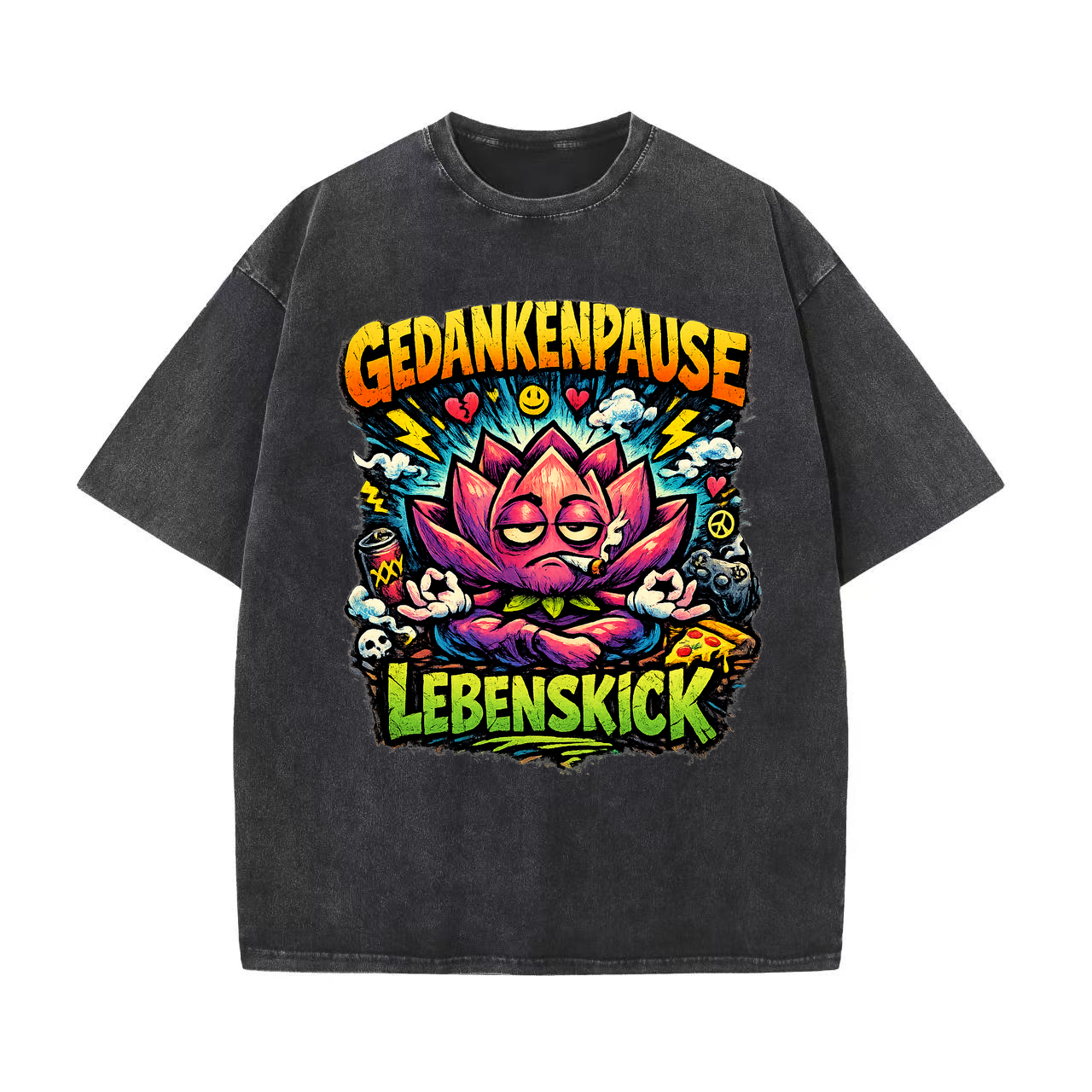 T-Shirt Gedankenpause, Lebenskick Flow