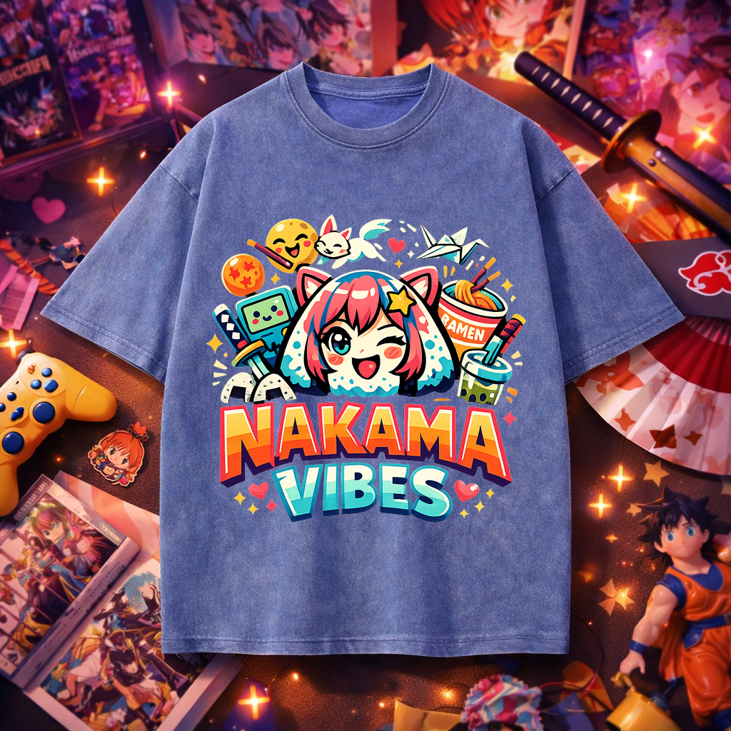 T-Shirt Nakama Vibes – Anime Freundschafts-Style