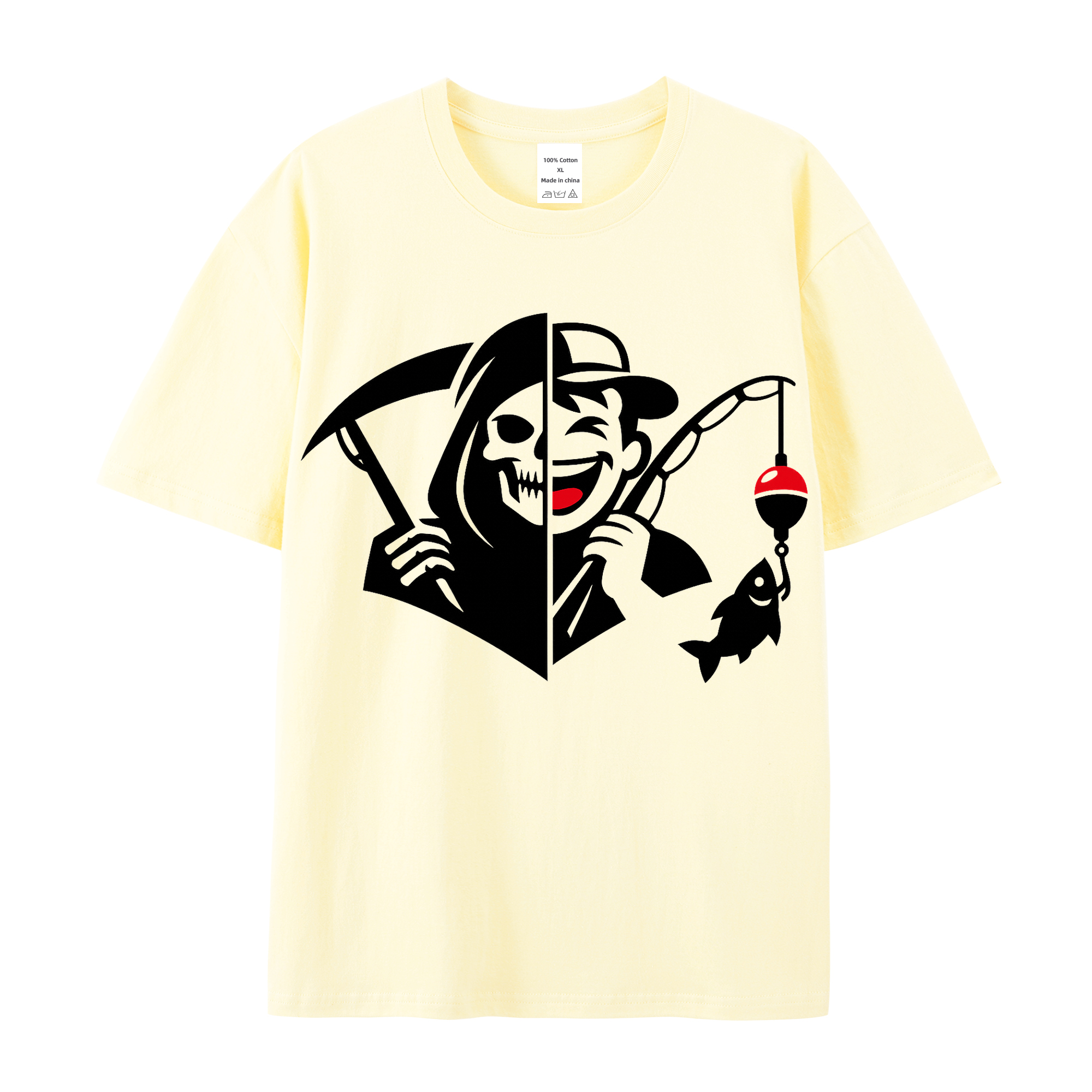 t-shirt Angelglück am Wasser