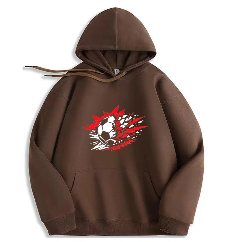 Hoodie Unaufhaltsame Typo im Flutlichtwirbel