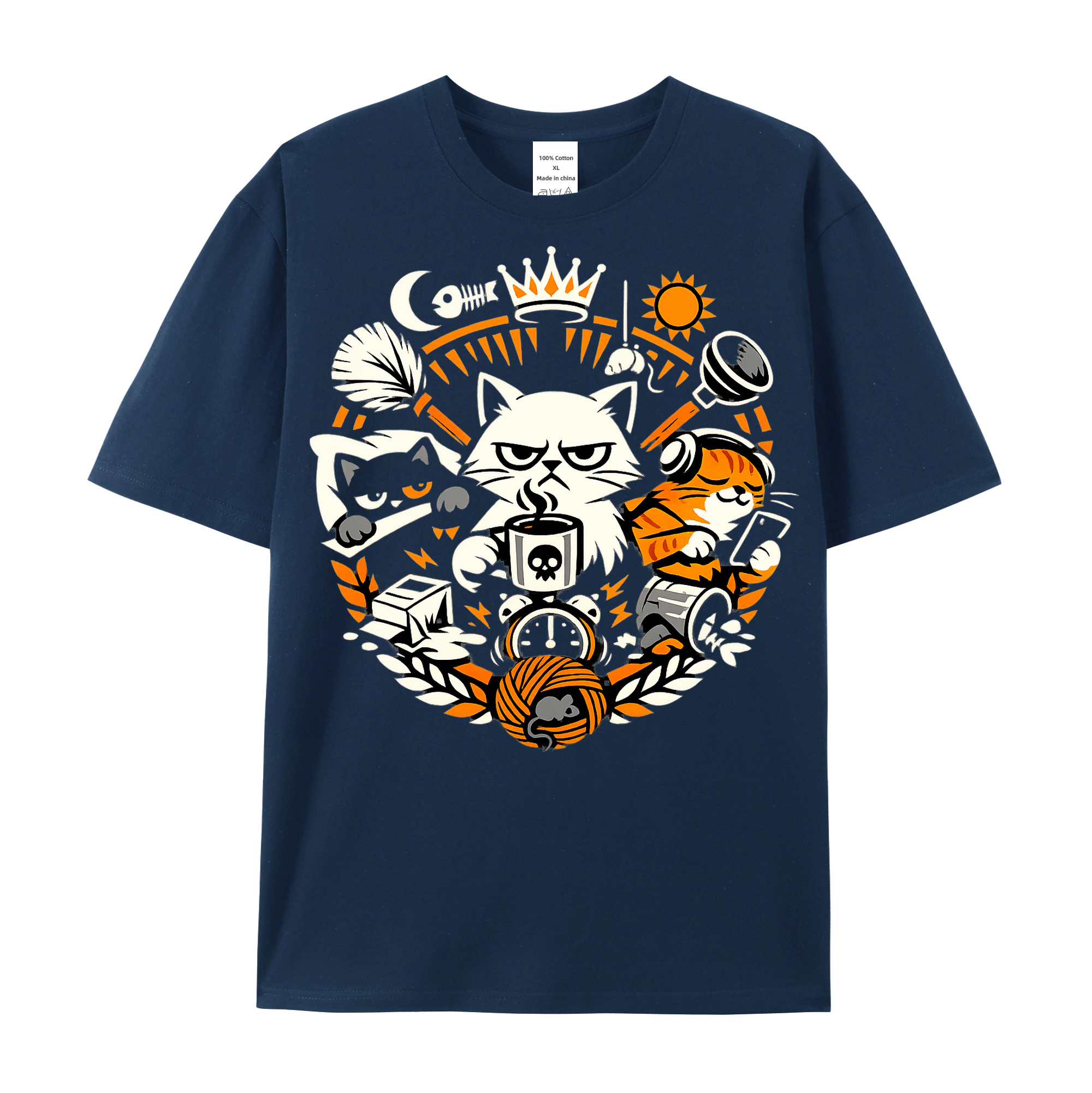 T-Shirt Schnurrglück Katzenliebe