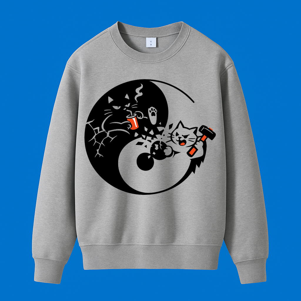 Sweatshirt Katzenliebe Vibes