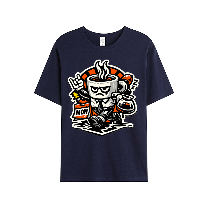 T-shirt Kaffeepanzer Montag: Start frei für den Büro-Alltag